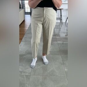 Dalia Sport Tan Chinos Tailored Ankle-Length